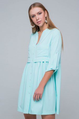 Emass: Платье-рубашка «Герда» мята 1001-62-5 - фото 1