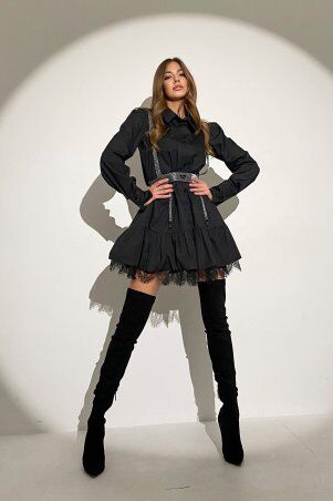 Jadone Fashion: Портупея Вей черный - фото 1