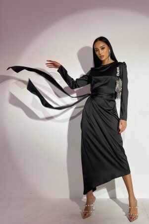 Jadone Fashion: Платье Васса черный - фото 1