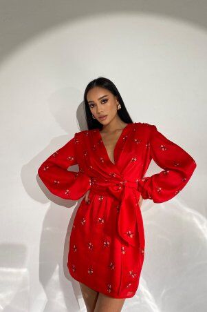 Jadone Fashion: Платье Кливия красный - фото 1