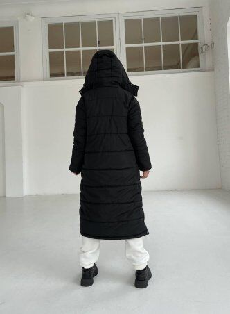 Zarema: Длинная зимняя теплая куртка с капюшоном za2264 - фото 6