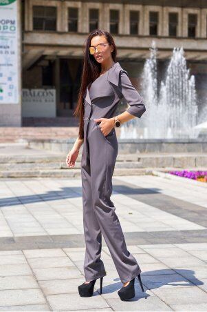 Jadone Fashion: Комбинезон Беатрис сірий - фото 3