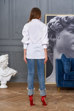 Jadone Fashion: Рубашка Марика білий - фото 2