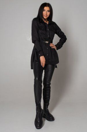 Jadone Fashion: Рубашка Тьера чорний - фото 1