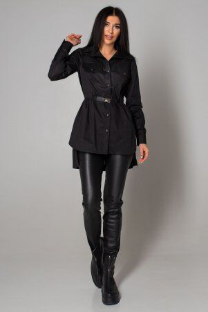 Jadone Fashion: Рубашка Тьера чорний - фото 2