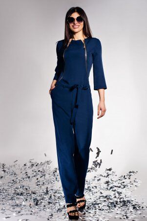 Jadone Fashion: Комбинезон Style темно-синій - фото 2