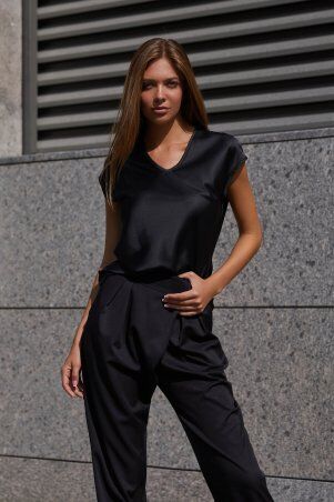 Jadone Fashion: Блуза Маєр чорний - фото 1