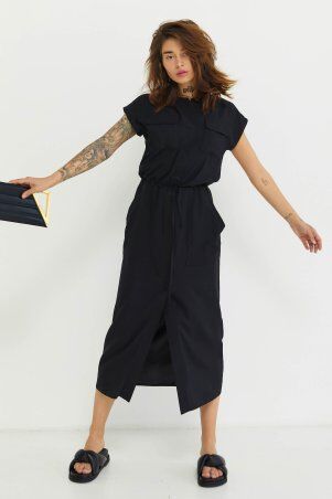 Jadone Fashion: Сукня Маліка чорний - фото 2