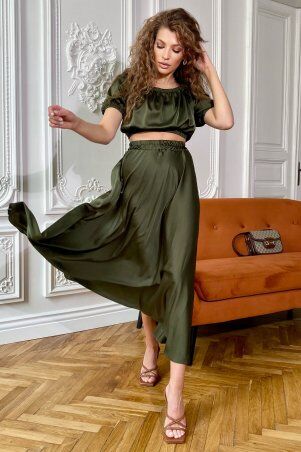 Jadone Fashion: Костюм Розіта хакі - фото 3