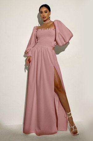 Jadone Fashion: Сукня Ділара пудра - фото 1