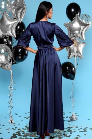 Jadone Fashion: Сукня Luna темно-синій - фото 4