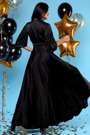 Jadone Fashion: Сукня Luna чорний - фото 4