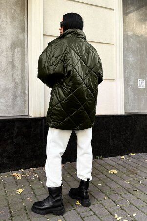 Jadone Fashion: Зимова куртка Лілу хакі - фото 3