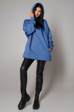 Jadone Fashion: Худі Коссі блакитний - фото 1